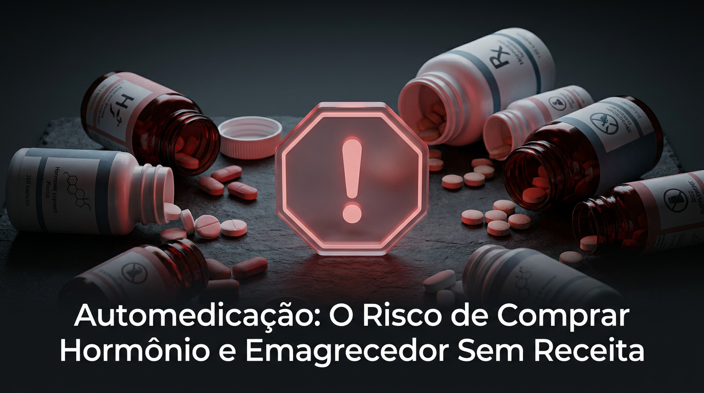 Automedicação: O Risco de Comprar Hormônio e Emagrecedor Sem Receita